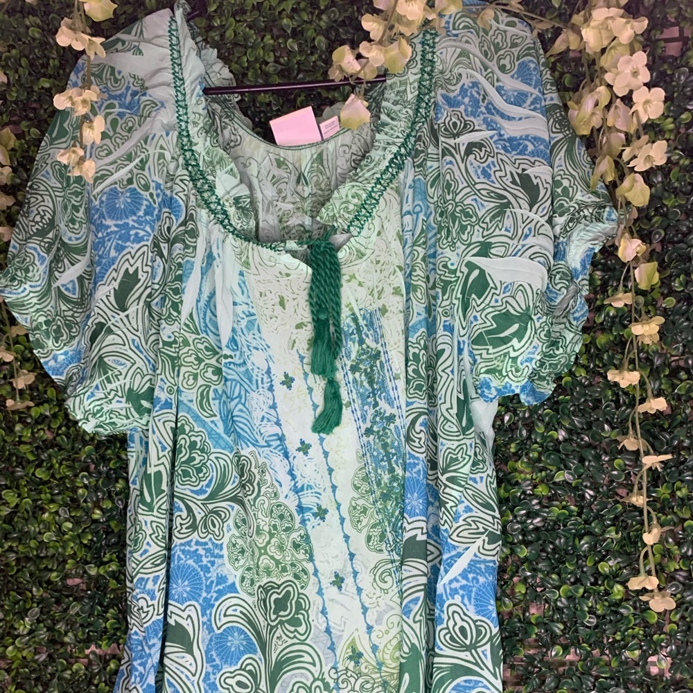 Flowy St John’s Bay Blouse 3X